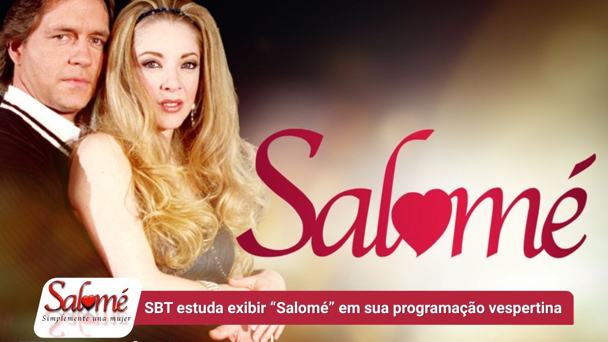 GrindelwaldJrr's tweet image. 🚨Atenção, noveleiros!
O SBT estuda incluir #Salomé, protagonizada por Edith González e Guy Ecker, em sua próxima faixa de reprises vespertinas.

Info by Febre Latina.

#SBT | #NovelasDaTarde | @FebreLatina 
#Mexicanas