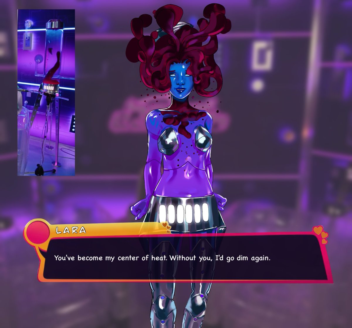 dykeified__'s tweet image. introducing lara the lava lamp dateable 🫶