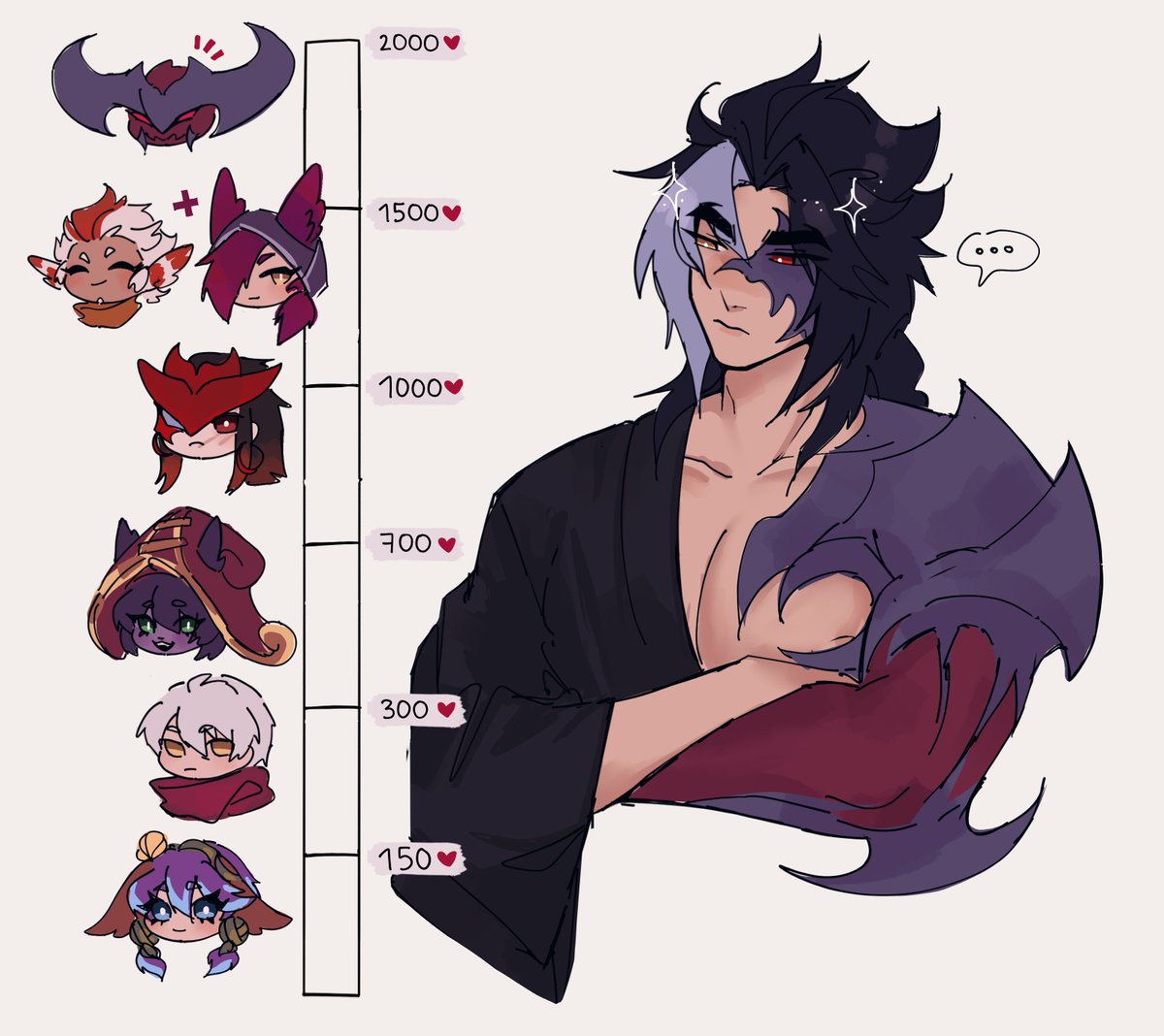 Give Kayn some kisses 🥰 (platonic only !)