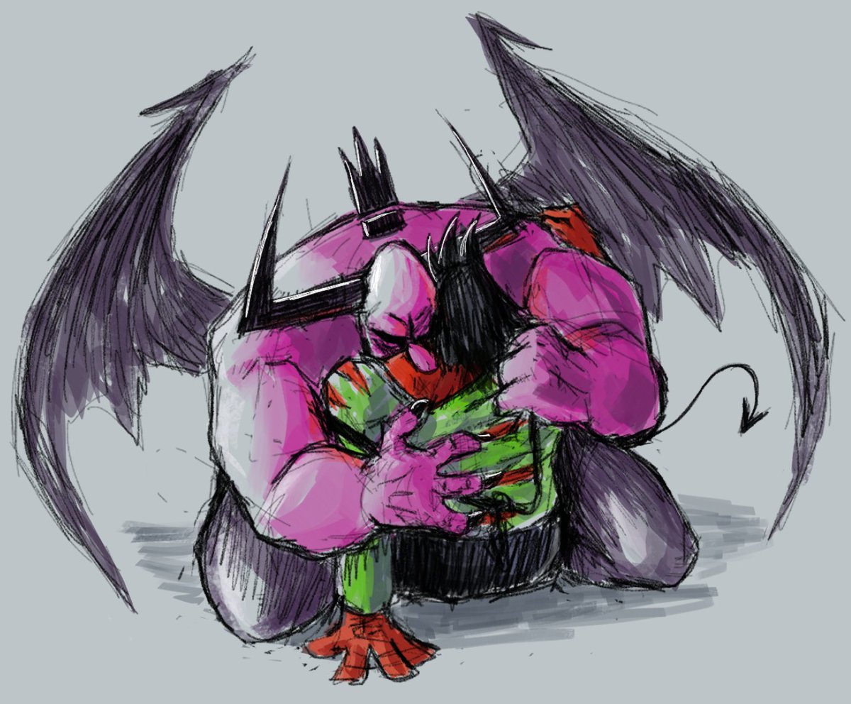 art_of_bygost's tweet photo. Satan yearning for Anton's red.
This one ended up surprisingly angsty but im very happy with it
#antonblast #satanton #dynamiteanton #antonblastsatan https://t.co/1l4GRhCf8h
