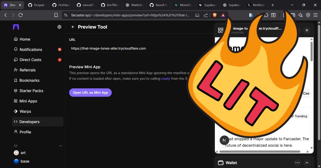 Building a miniapp for the farcaster ecosystem 🔥

Unveiling soon 😜