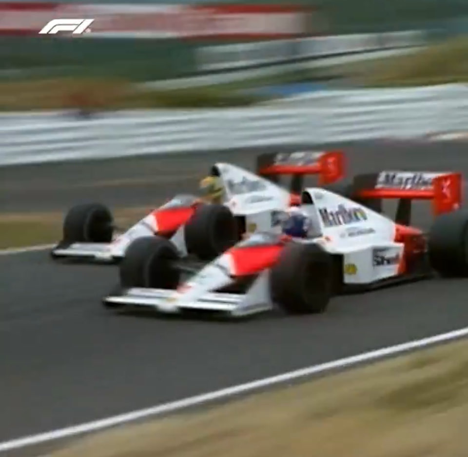 TheTechnician44's tweet photo. Name the race and year…..

Bonus point for naming the McLaren beginning MP….

#sennaprost https://t.co/DAcwcknTy4