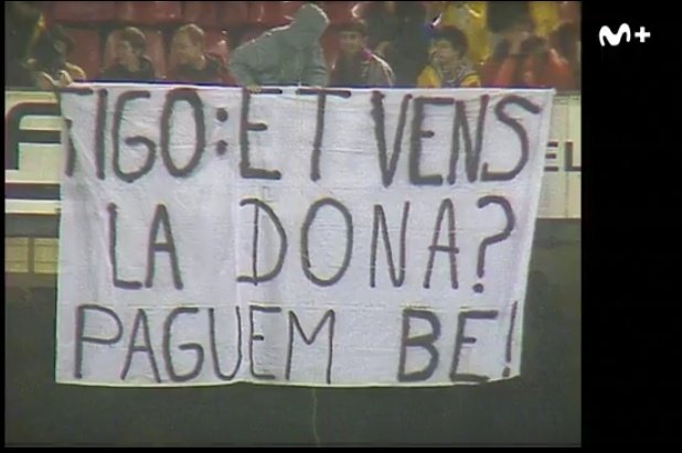 Per quan algun culer us vingui a dir res de pancartes i cantics ofensius. Recordeu que ells sempre van per davant en tot.
Això si, de memòria sembla que tenen poca. O si més no, la tenen molt selectiva.
#RCDE