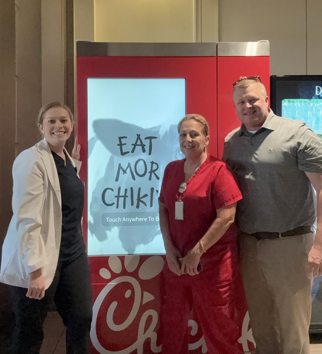 The only one in the entire country!  A Chick-fil-A vending machine!! <a href="/ChickfilA/">Chick-fil-A, Inc.</a> <a href="/mcgwell/">Matthew Gladwell</a>