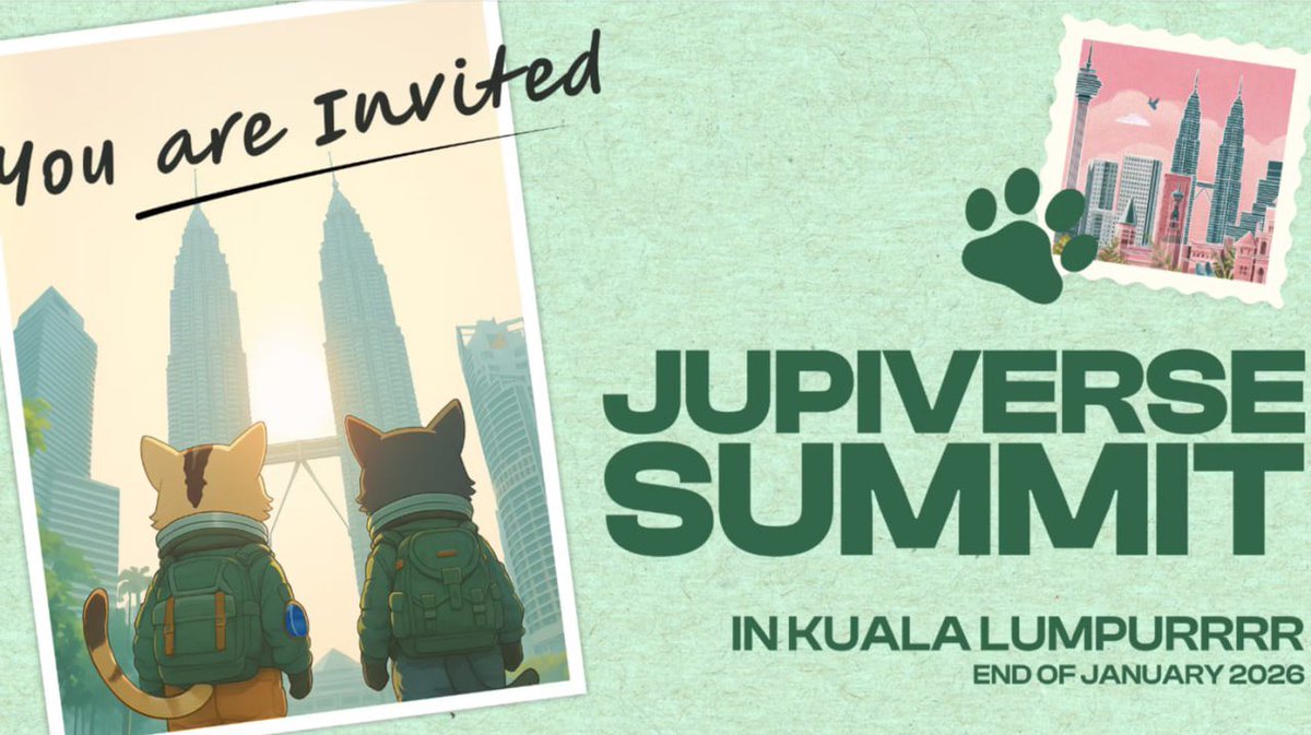 JUST IN🚨: JUPIVERSE SUMMIT is officially in Kuala Lumpur