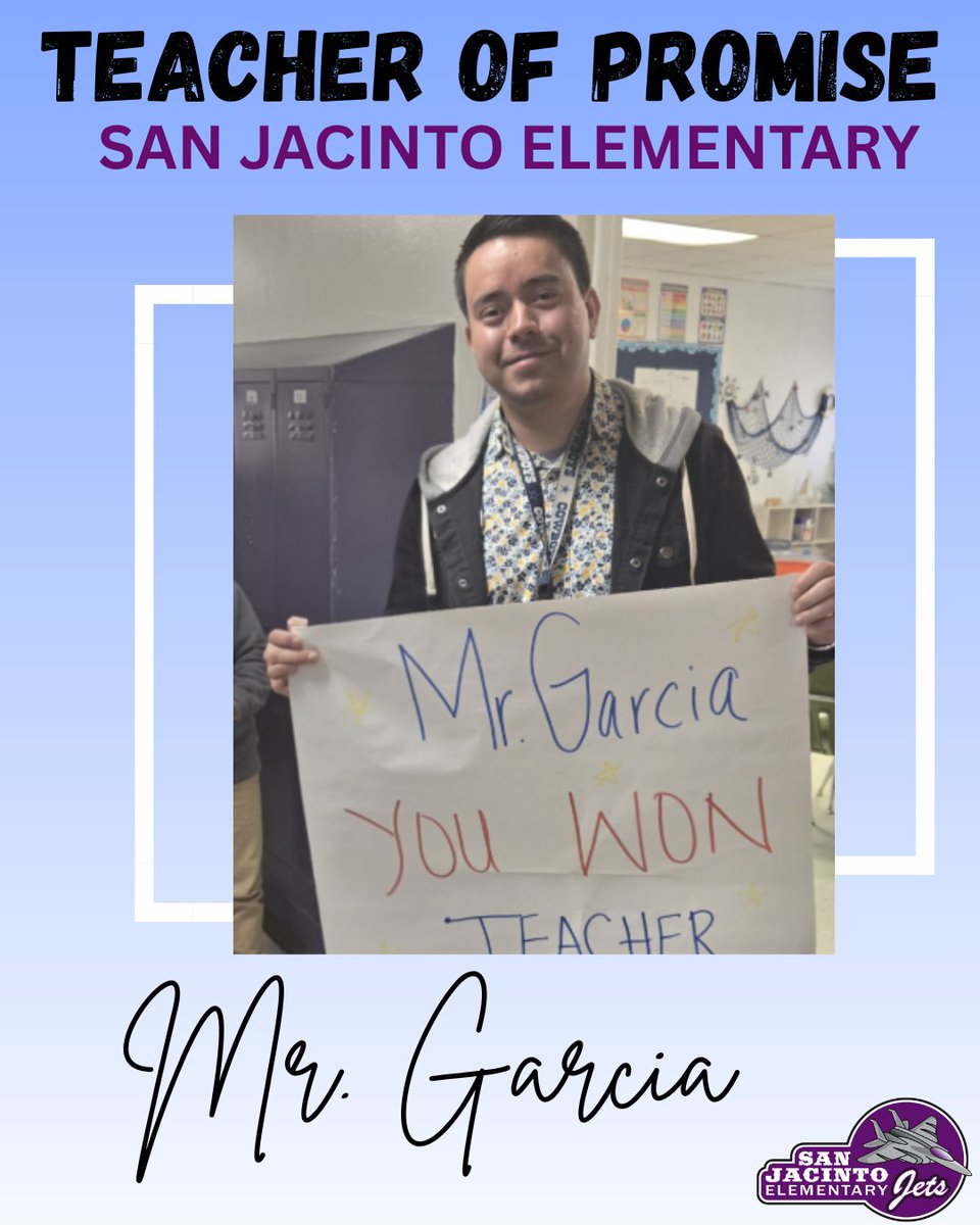 SanJacintoJets's tweet image. Congratulations to our Teacher of the Year, Promise Teacher & Support Staff! We are so proud of all your hard work and the care you pour into our Jets everyday! 💜
@RubyGarzaDISD 
@Region1DISD