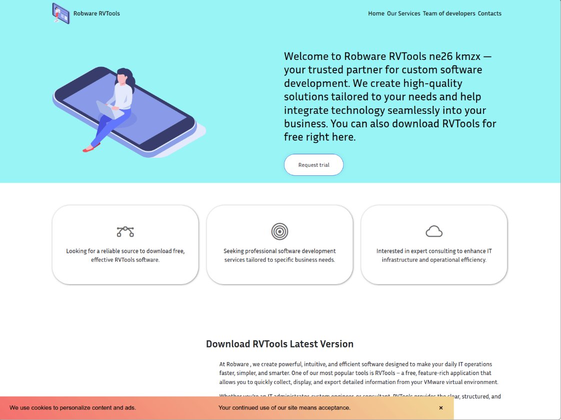 andrewdanis's tweet image. Suspicious domain rvtools-download[.]com currently hosted at 82.29.157[.]186  Site seems potentially incomplete as it references a &quot;free download&quot; for the software but there is no link for one, other than a trial link which points to support@rvtools-download[.]com.
