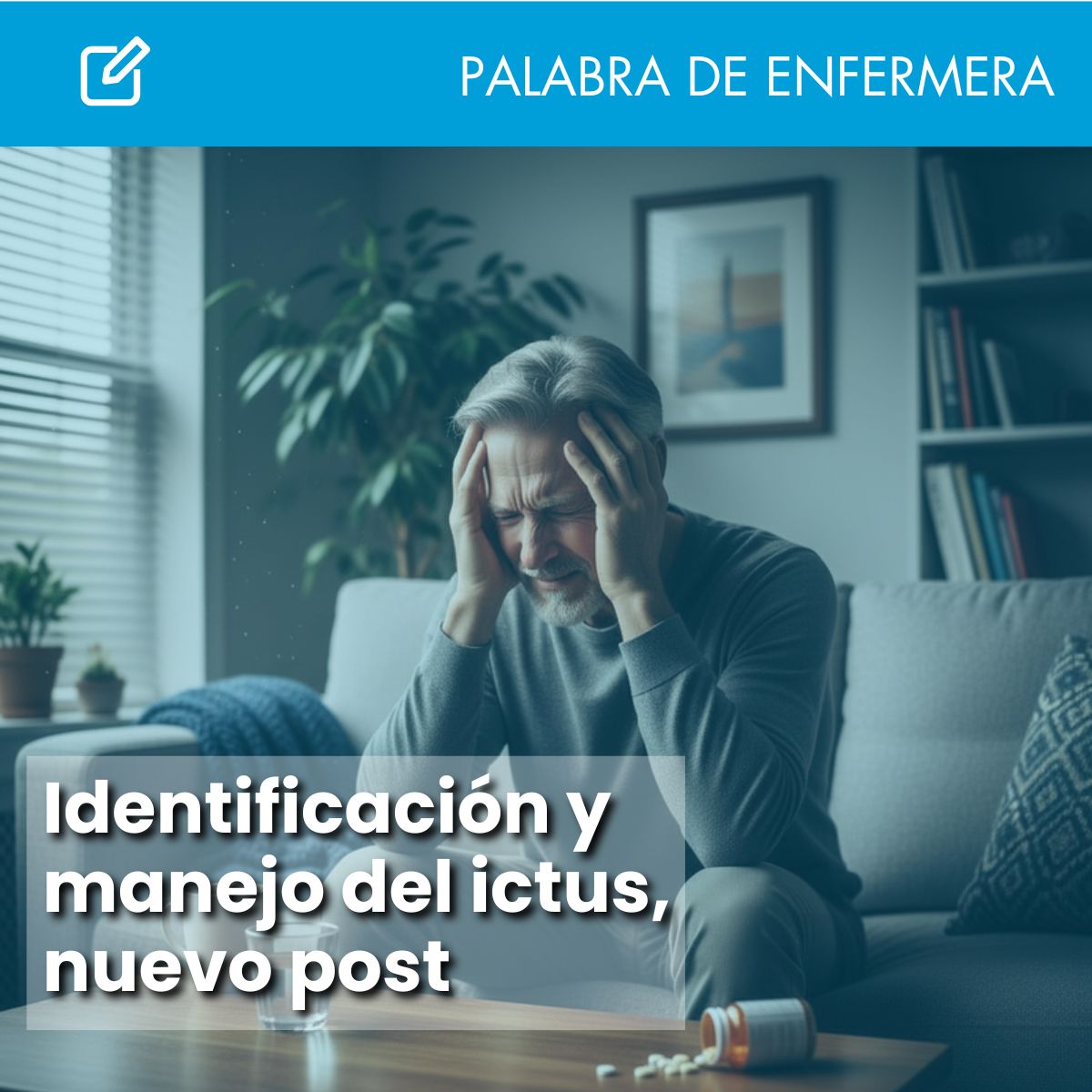 Enfermeras navarras (@coenav) on Twitter photo 🧠 ¿Sabes reconocer un #ictus? 
🚨 Si detectas alguno de estos síntomas, llama al 112:
◻️ Asimetría facial.
◻️ Pérdida de fuerza en un brazo.
◻️ Alteración del lenguaje.
👉 Amplía la información, otros síntomas y manejo inicial en #palabraenfermera
➡️ f.mtr.cool/ijoyqmjpmj 🧠 ¿Sabes reconocer un #ictus? 
🚨 Si detectas alguno de estos síntomas, llama al 112:
◻️ Asimetría facial.
◻️ Pérdida de fuerza en un brazo.
◻️ Alteración del lenguaje.
👉 Amplía la información, otros síntomas y manejo inicial en #palabraenfermera
➡️ f.mtr.cool/ijoyqmjpmj