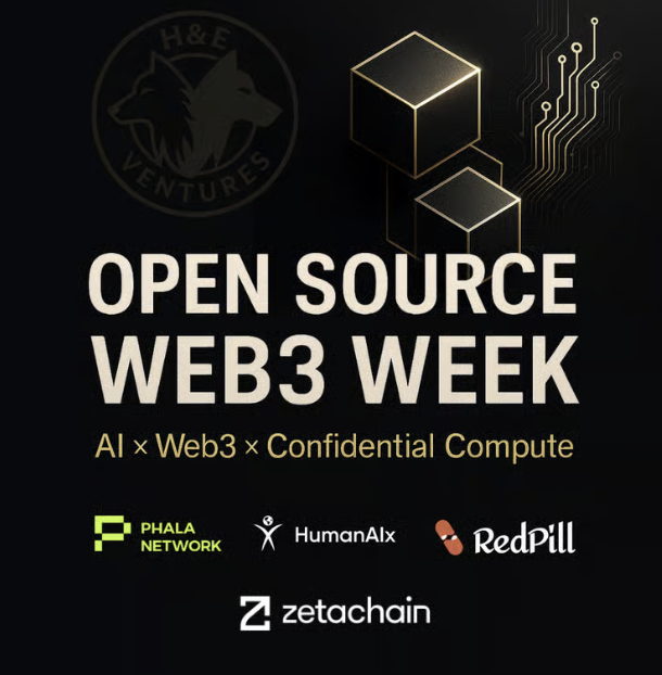 Join <a href="/Human_AIx/">HumanAIx</a>  during Open Source Web3 Week with <a href="/PhalaNetwork/">Phala</a> <a href="/redpill/">Redpill</a> and <a href="/Zetachain/">ZetaChain 🟩</a>. Register here luma.com/wtv3j0w1. See you tonight! 

#AI #Web3 #opensource #decentralizedAI