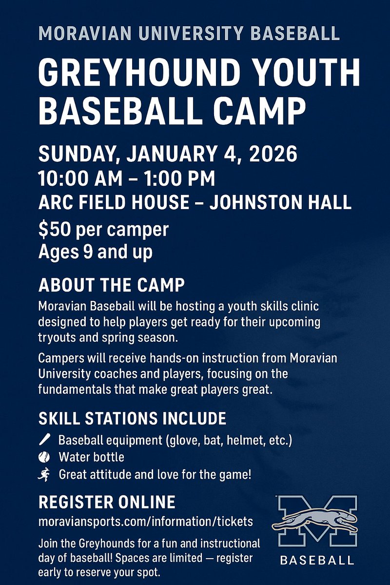 Moravian University Baseball tweet media