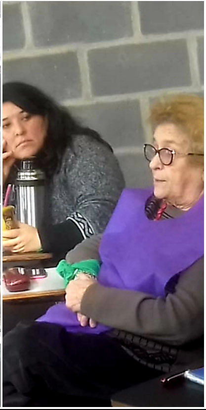 Hoy despedimos a Miryam Gorban,  mujer luchadora, nutricionista, docente, dra Honoris causa por la #UBA 
De sólidos valores éticos sociales, defensora constante de la seguridad y soberanía alimentaria para todes 
Hasta siempre compañera! 💚