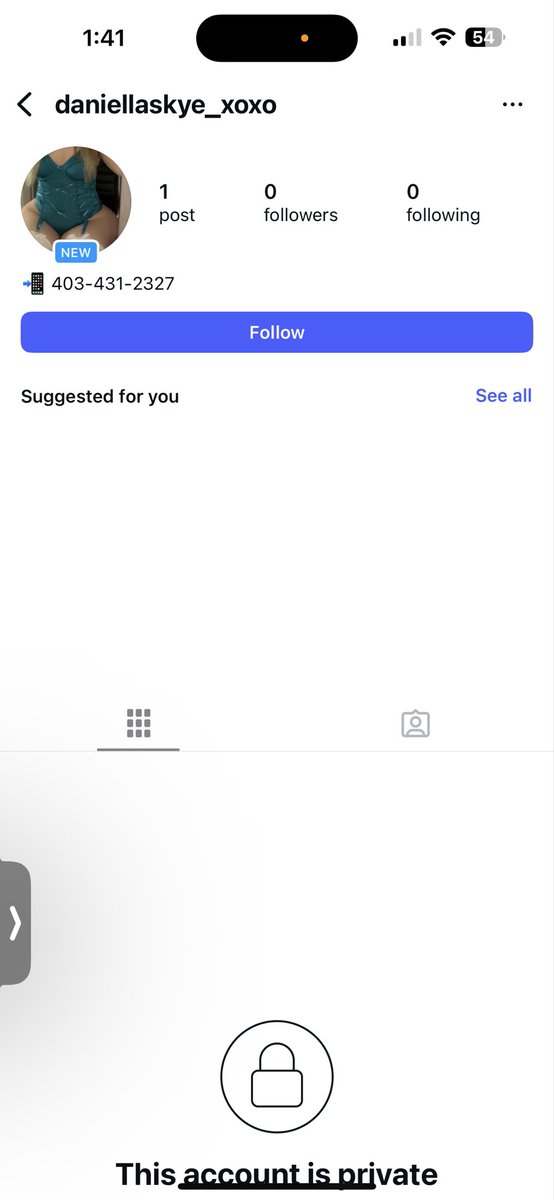 Had to make a new instagram 🥲