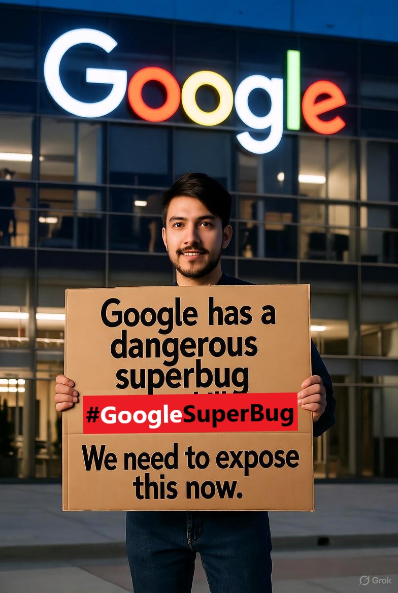 googlesuperbug's tweet image. Since 2022 exposing #Googlesuperbug
they censored my X & Instagram links! Protest tweet forced restoration
They're scrambling to find & fix it quietly, but still can't detect it - much less patch!
@Google : Truth can't hide
🚫#GoogleCensorship
@sundarpichai
I did the new tests