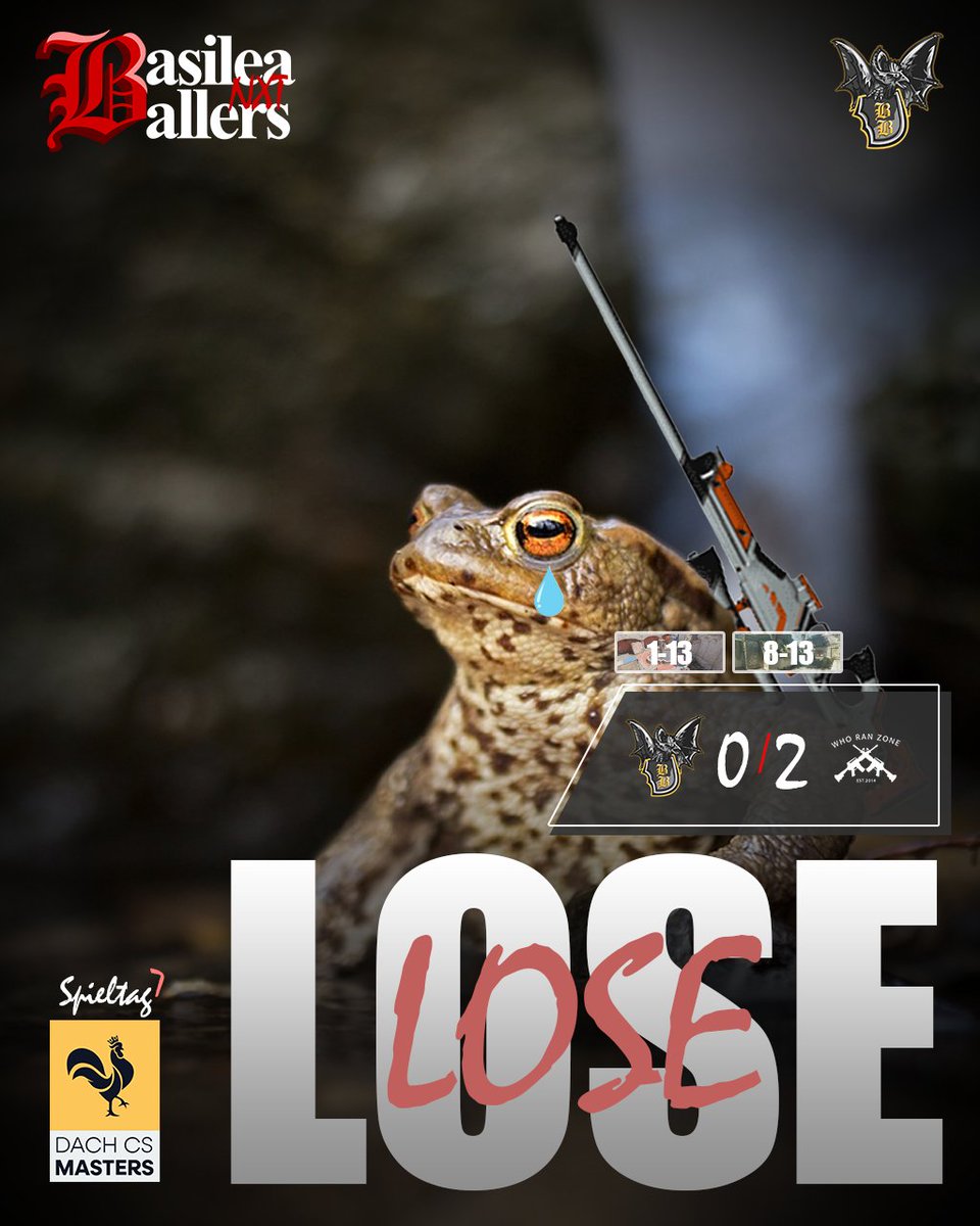 Leider können wir uns gegen einen starken Gegner, das Team #WhoRanZone, nicht durchsetzen. 

Wir unterliegen mit 0-2. GGWP an die Gegner, die für uns extra das Spiel verschoben hatten. Danke 💛
