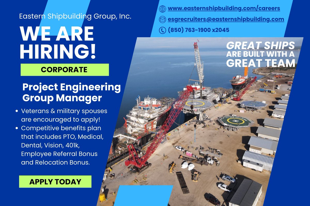 Eastern Shipbuilding Group tweet media