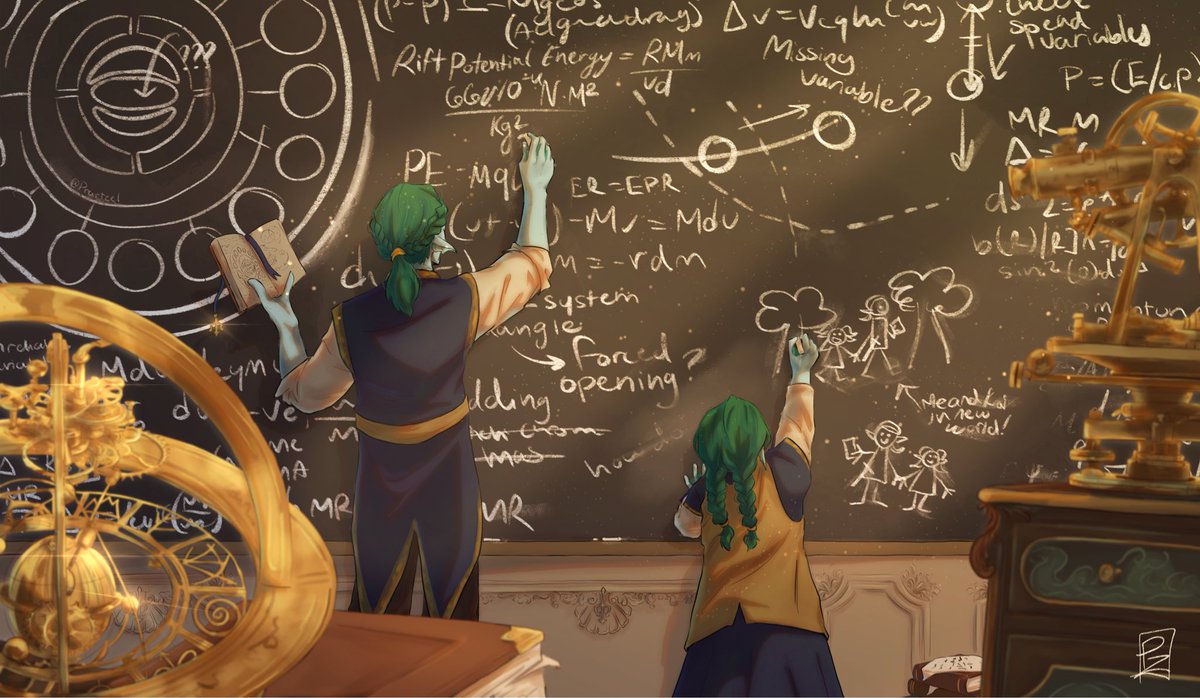prartzel's tweet photo. [Olbari DnD] brother sister bonding anyone? nothing bad totally happens to them guys dont worry 😀

#dndart #dndoc https://t.co/7yLEk6Uzti
