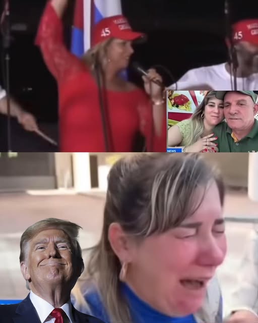 DO YOU FEEL SORRY FOR HER?

The woman in the blue on the bottom, is the same woman in the MAGA hat on the top of this image. Her name is Yanet Correa. She was part of a Miami group called "Cubans for Trump." This week Corra's husband was detained by ICE.

Your thoughts?