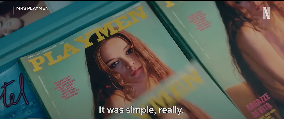 flickenta's tweet photo. 💄 Power. Scandal. Revolution.
Netflix’s #MrsPlaymen tells the true story of Adelina Tattilo — the woman who shook Italy’s conservative 60s with her bold magazine empire.
📅 Premieres Nov 12, 2025

Watch Trailer👉 https://t.co/Tv4bTatrby
#Netflix #MrsPlaymen #TrueStory https://t.co/fKzxkPbsII