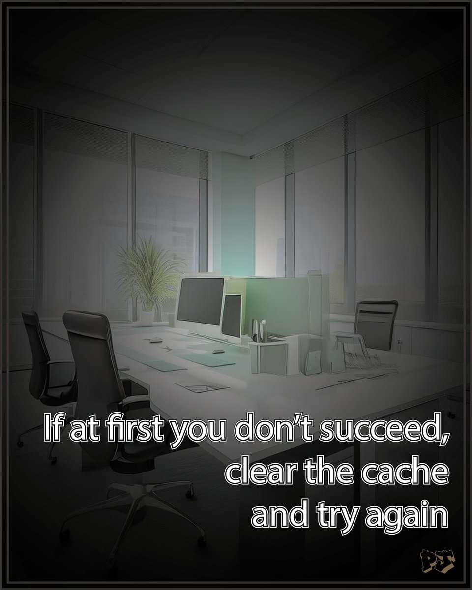 PJOulton's tweet image. Almost as good as a reboot!
Tech troubles?
Sometimes all it takes is a clear cache and a fresh start!
#TechTips #CloudComputing #DigitalLife