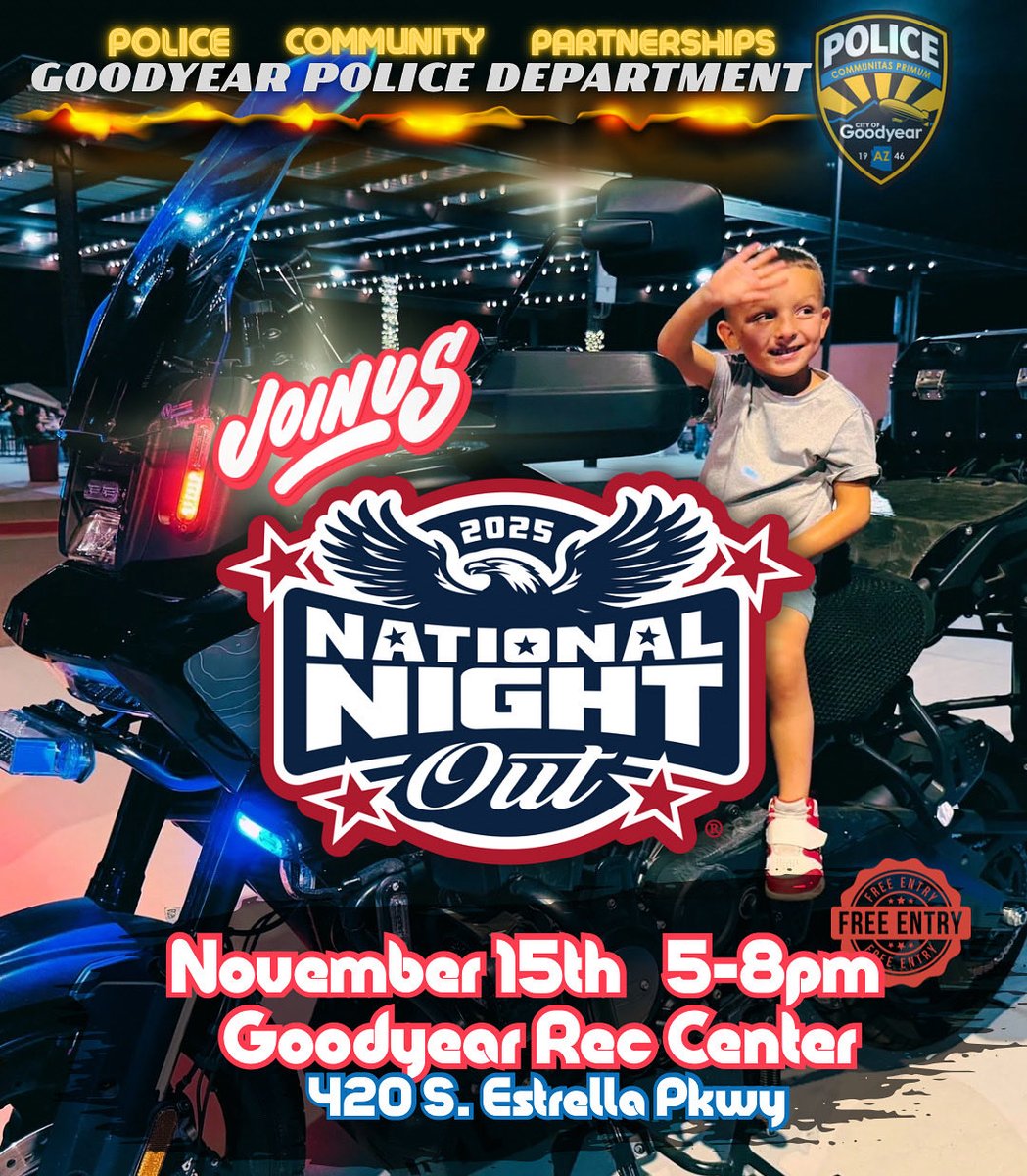 Goodyear Police Dept tweet media
