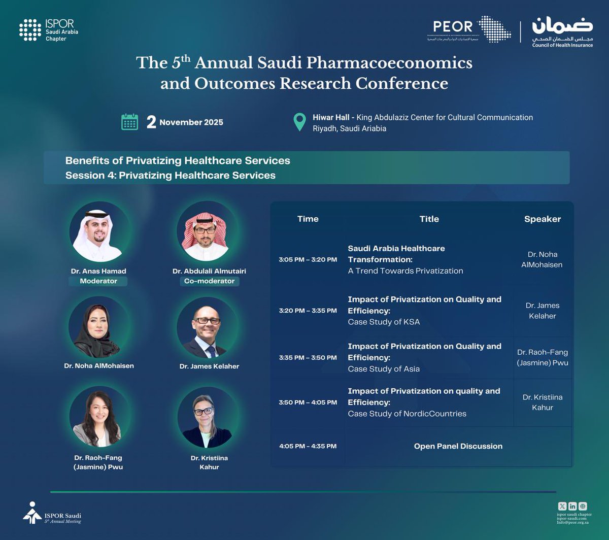 ISPOR Saudi Arabia tweet media