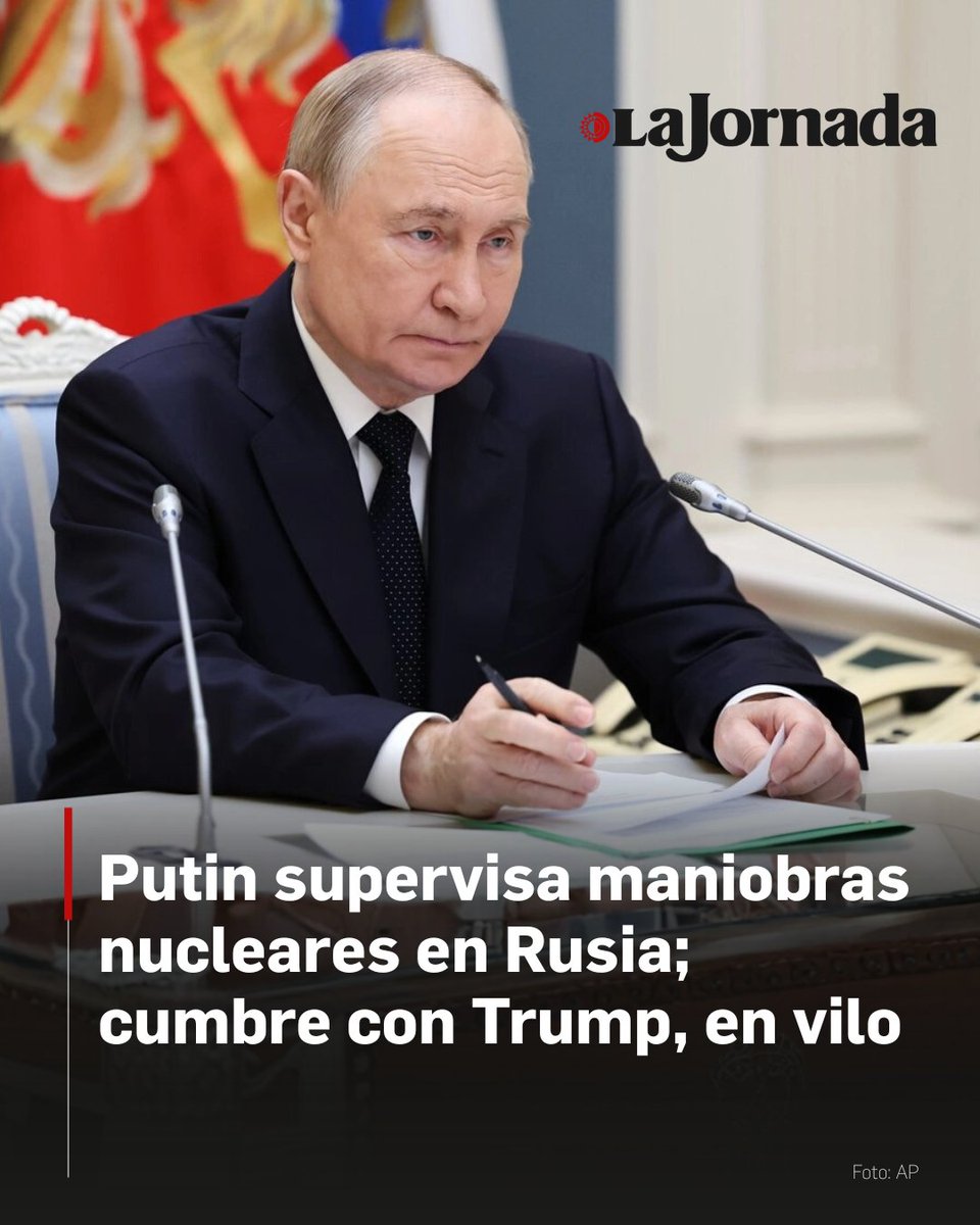 El presidente de Rusia, Vladimir Putin, dirigió desde su despacho en el Kremlin ejercicios por tierra, mar y aire de sus fuerzas nucleares, horas después de que se supo en la capital rusa que Donald Trump decidió suspender la cumbre de Budapest.

Trump dijo que no quiere “perder