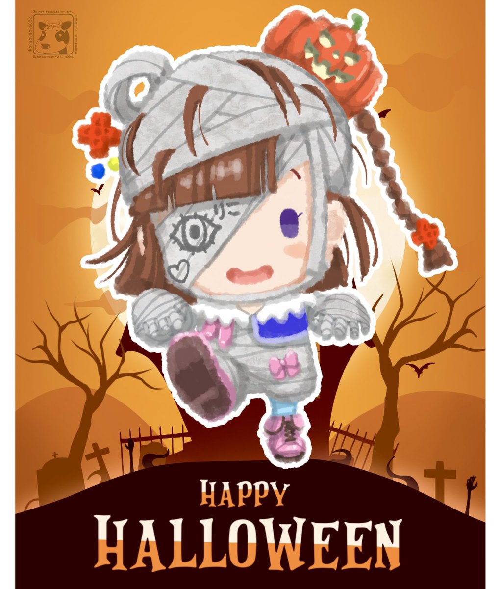 oyaoyaoya082's tweet image. 「じゃがりこくれなきゃ絶叫しちゃうよぉおおおおおおおおお！！！！！！」(絶叫してる)
#絵りこ　#ハロウィン