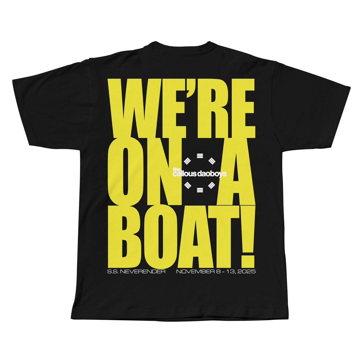 callousdaoboys's tweet image. Exclusive merch for the @Coheed cruise. See you on the HIGH SEAS.