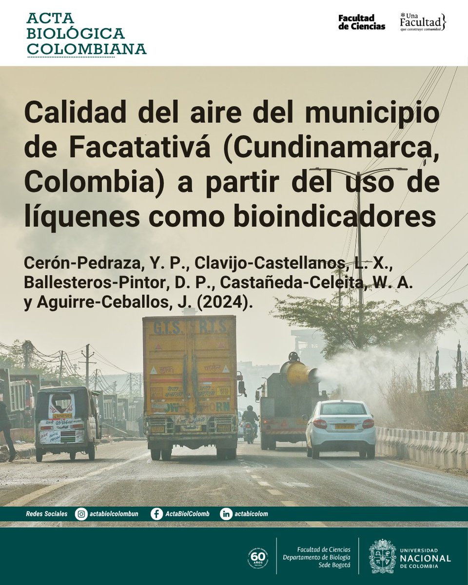 Revista Acta Biológica Colombiana UN tweet media