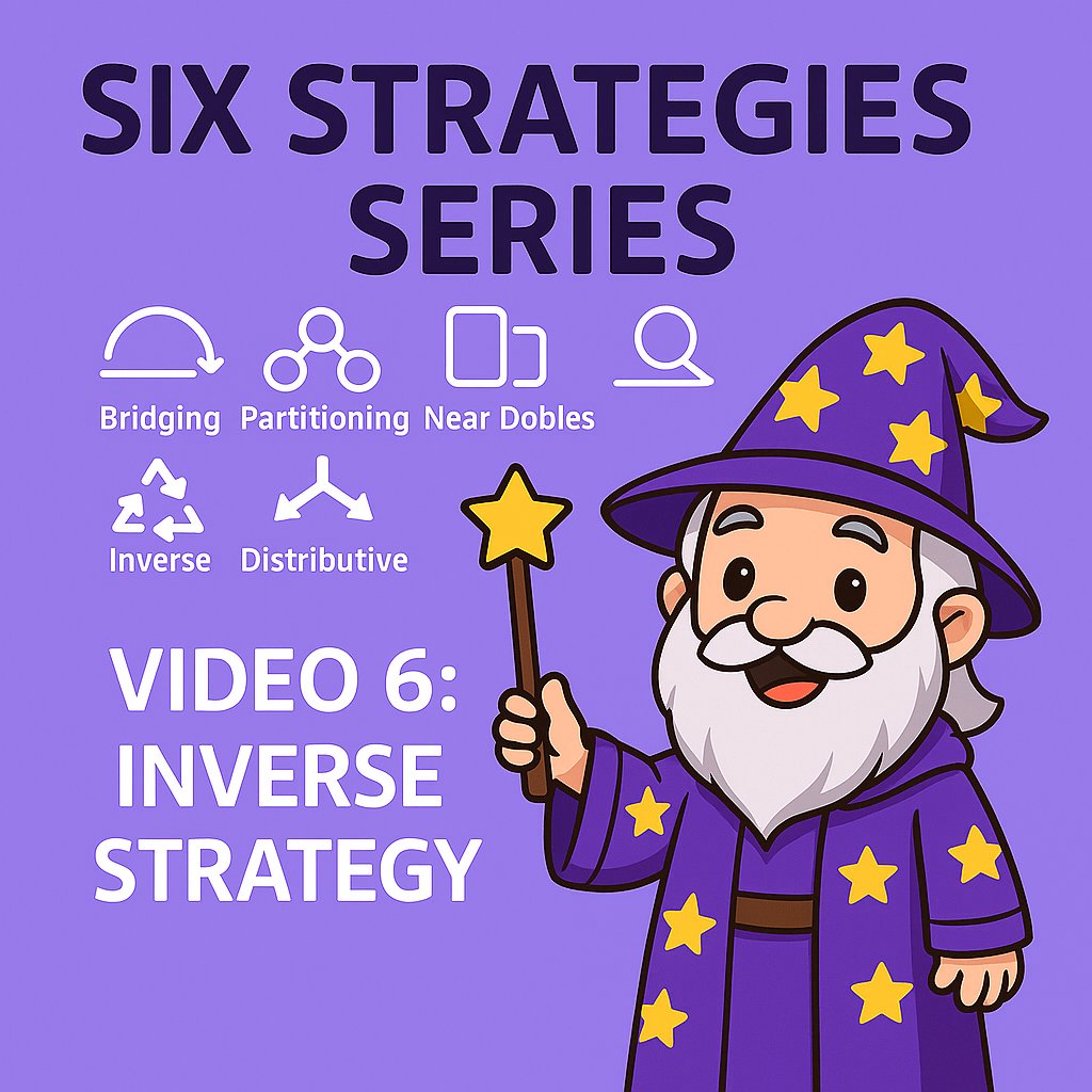 arithmagicians's tweet image. 🧮 Six Strategies – Video 6
The Inverse Strategy helps pupils solve subtraction using what they already know.
If 17 + 26 = 43, then 43 − 17 = 26.
Addition and subtraction are connected - let’s teach pupils to use that connection.
🎥 Watch: youtube.com/watch?v=5L1Ap5…
#primarymaths
