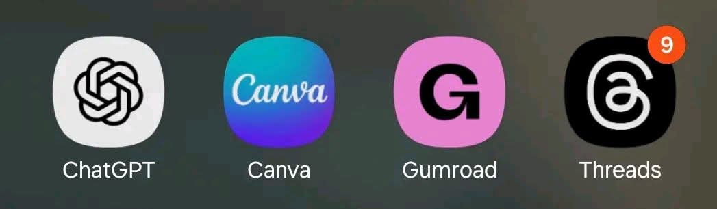 DenmaDigital's tweet image. ChatGPT = FREE
Canva = FREE
Gumroad = FREE
Threads = FREE
No excuses.
START NOW!!