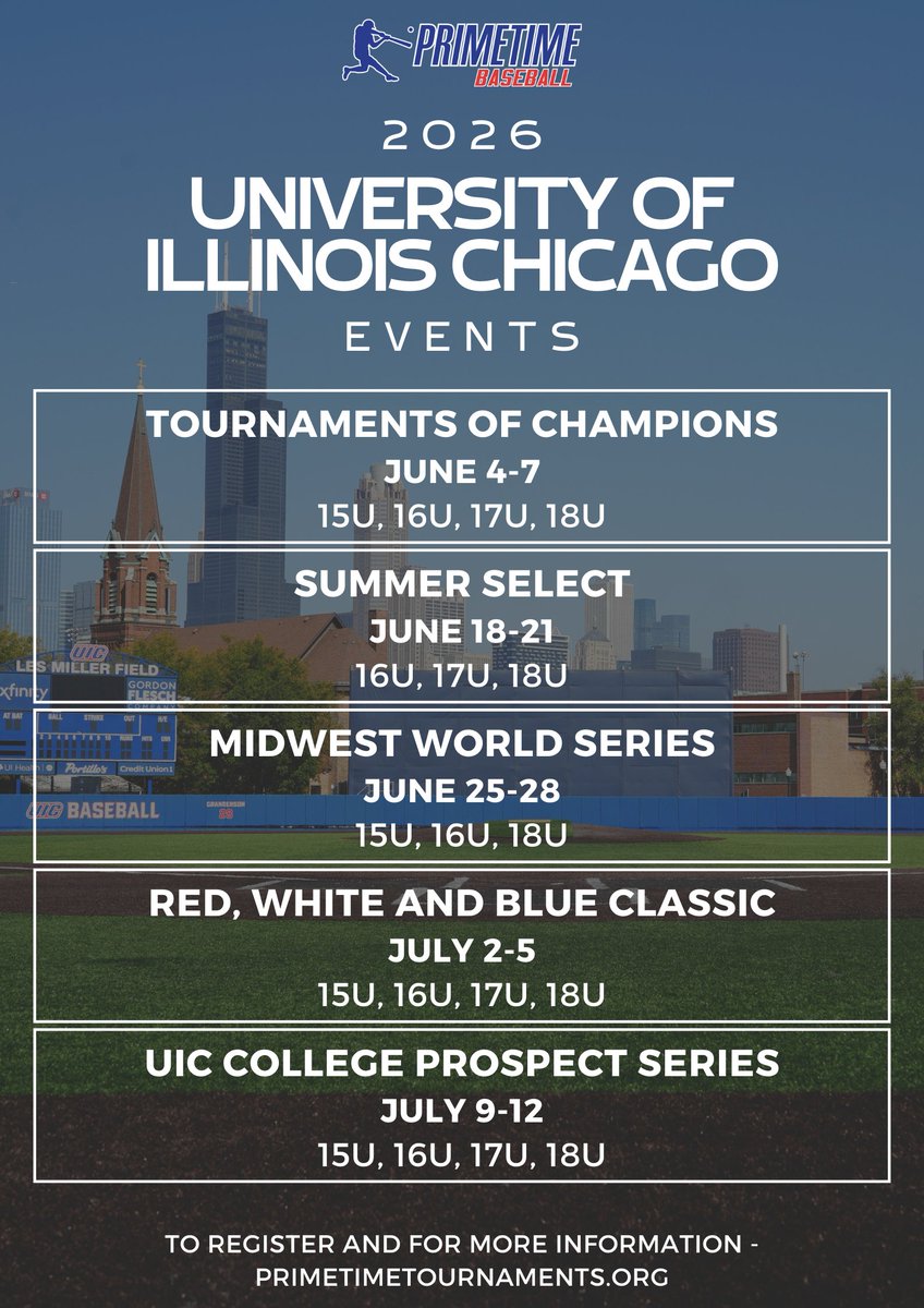 Primetime (@primetimeil) on Twitter photo 2026 Primetime Events at University of Illinois Chicago
For more informationโฌ๏ธ
primetimetournaments.org/2024-2025-highโฆ 2026 Primetime Events at University of Illinois Chicago
For more informationโฌ๏ธ
primetimetournaments.org/2024-2025-highโฆ