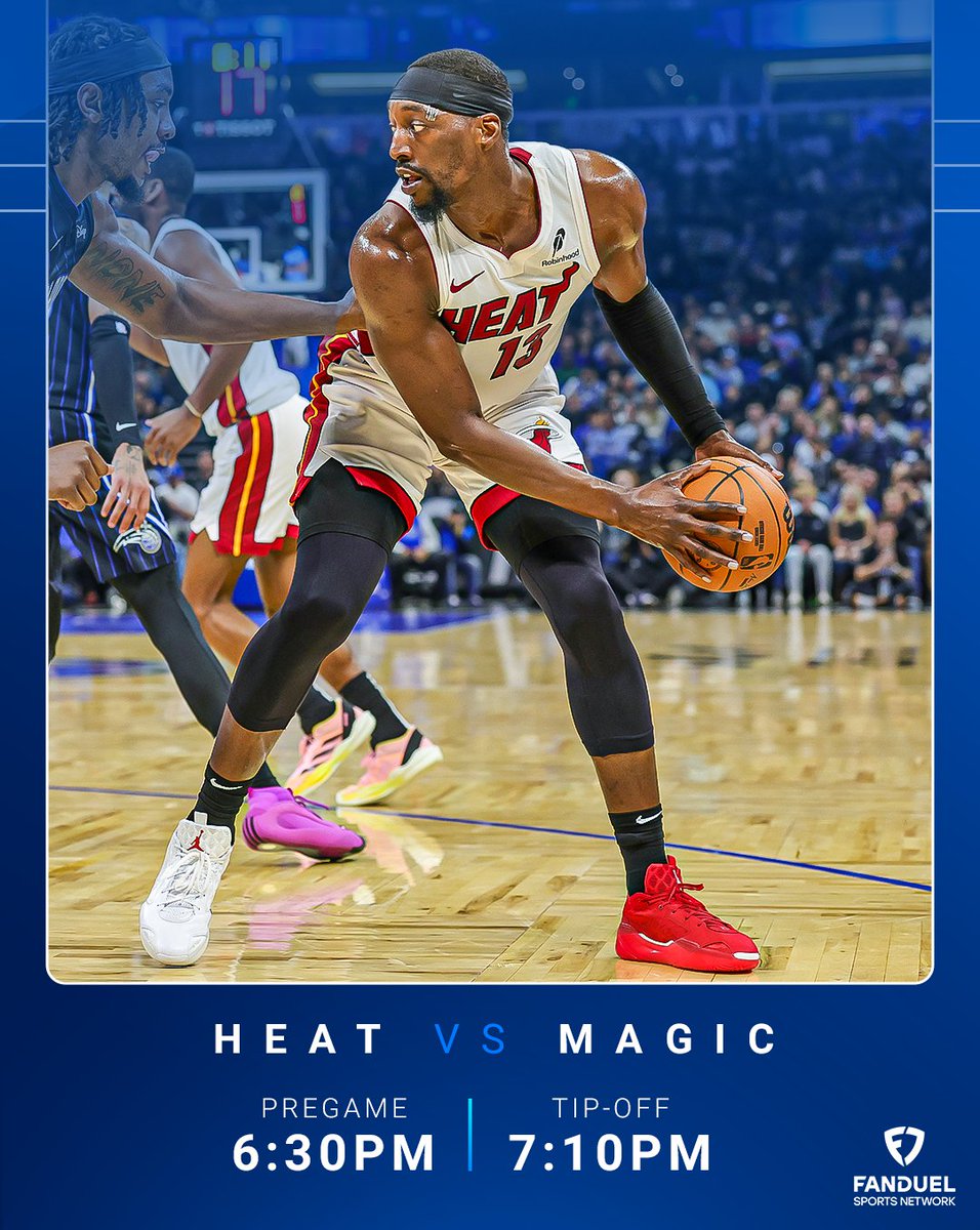 Sunshine State Showdown 😤

Heat Live pregame coverage starts at 6:30PM on FanDuel Sports Network #HEATNation