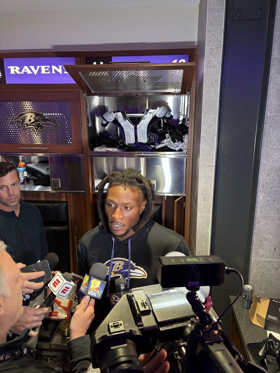 Ravens veteran WR DeAndre Hopkins on the team’s sense of urgency coming out of the bye: “Every down, every play … we’ve got to go out and play our best ball.” 