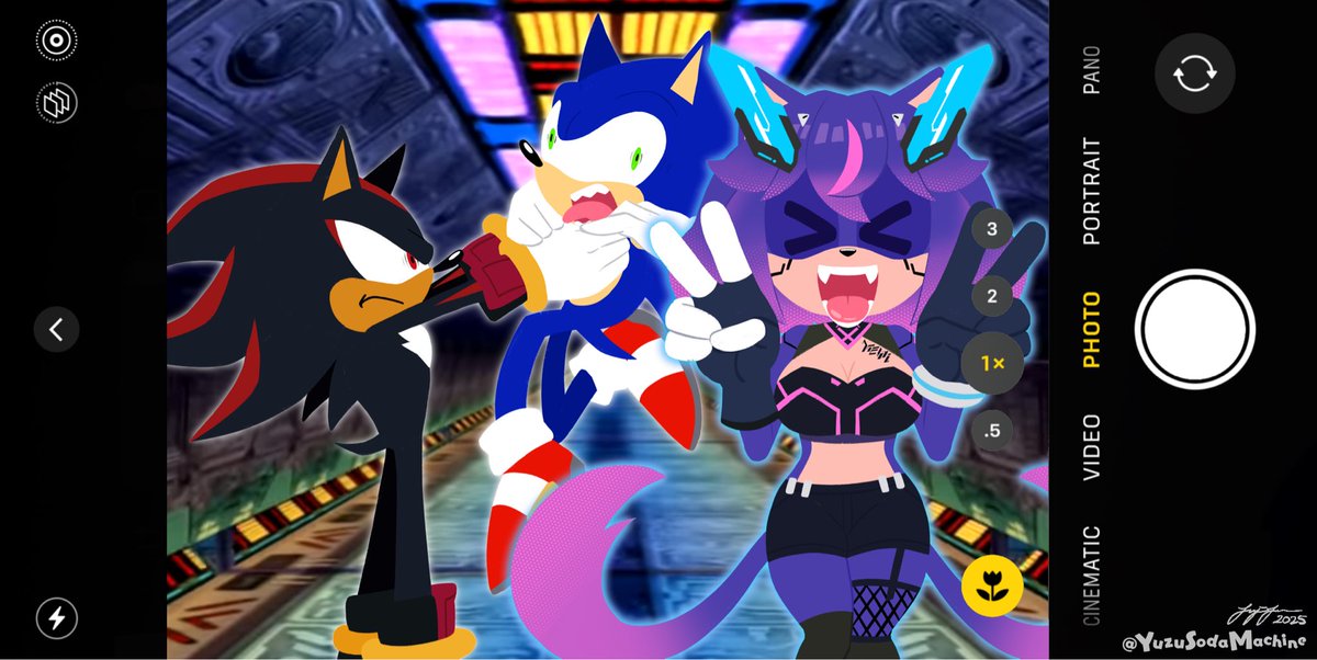 Hanging out with the boys 😆✌️

🎨: <a href="/yuzusodamachine/">🎄THE YOSHI OF DISASTER🎄</a> 

#SonicTheHedgehog #sonicoc