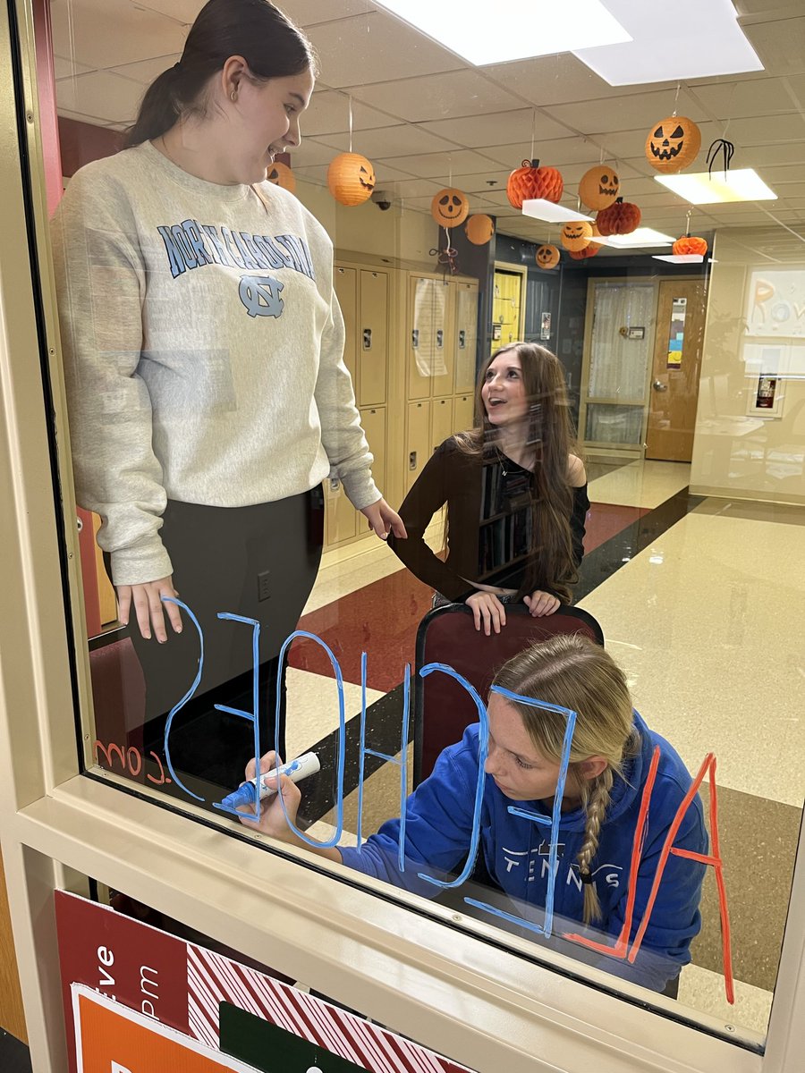 Doing some practical window decorating for ALechoes.com!