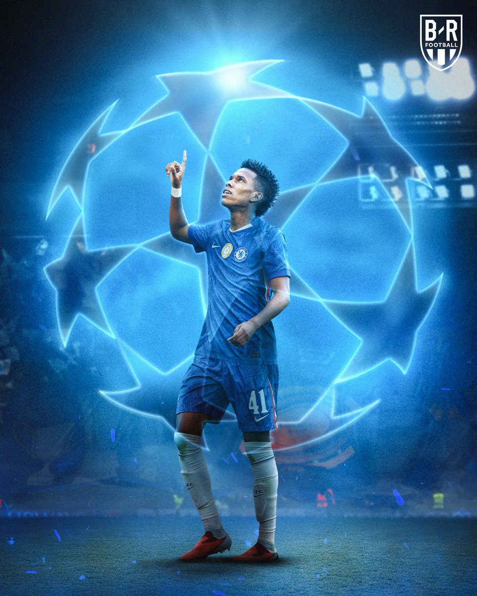 It's a first Champions League goal for Estêvão 🌟