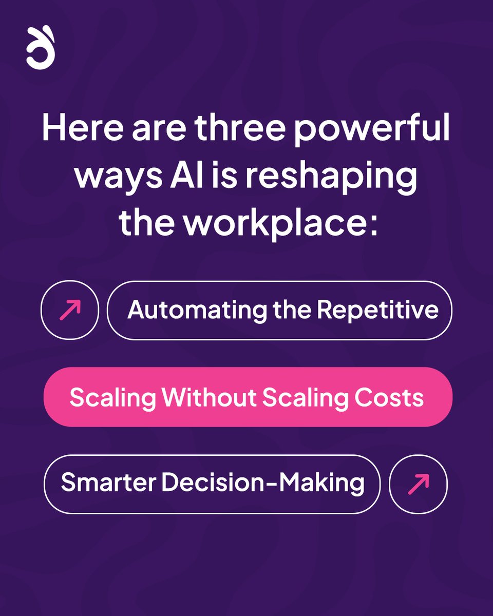 ReallyGreatTech's tweet image. Is your business ready for the AI revolution? 🤖

AI is the blueprint for a more efficient, strategic, and scalable future. We focus on the core impact areas:

Automating Repetitive tasks
Scaling your business smartly
Enabling Smarter Decision-Making
Don&apos;t get left behind.