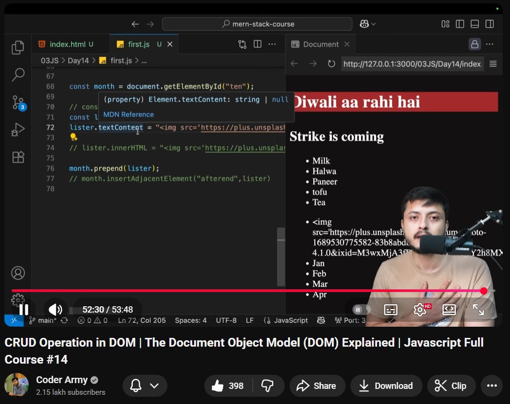 AvinasTweets's tweet image. Completed Lecture 14 on #JavaScript by
@rohit_negi9 bhaiya.
Topics Covered :
- CRUD Operation in DOM
- DOM Traversal
- Changing the DOM Structure
- Manipulating Attributes
I also made this landing page section , using CRUD operations of DOM.