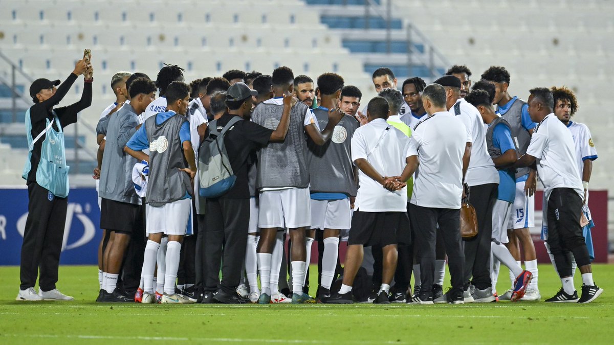 فرحه تاريخية مُستحقة لنادي تضامن حضرموت و جماهيره في الجولة الثانية من #دوري_أبطال_الخليج_للأندية .💙🤍👏