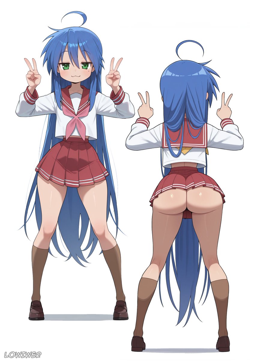 Curvy Konata Izumi from both sides

#KonataIzumi #LuckyStar