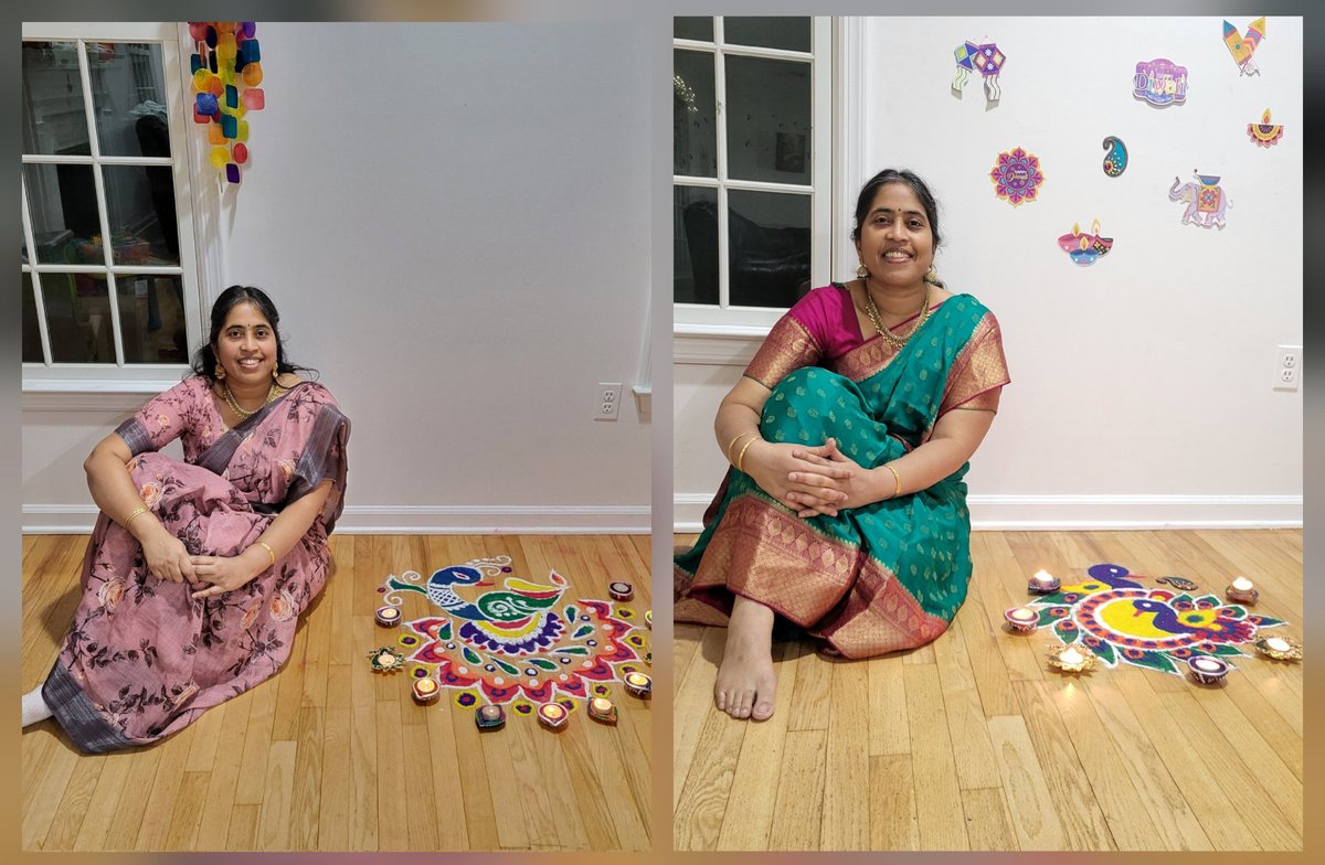 sphavisha's tweet image. I shared this collage with my mom to show how I tried identical poses 2 years apart
She looked at it and said- "To make it truly identical, dont miss workouts from today" 😀💪😭