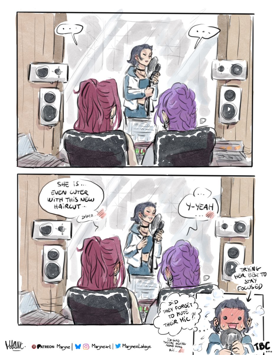 pre-movie AU: rumira have a "talk" #polytrix