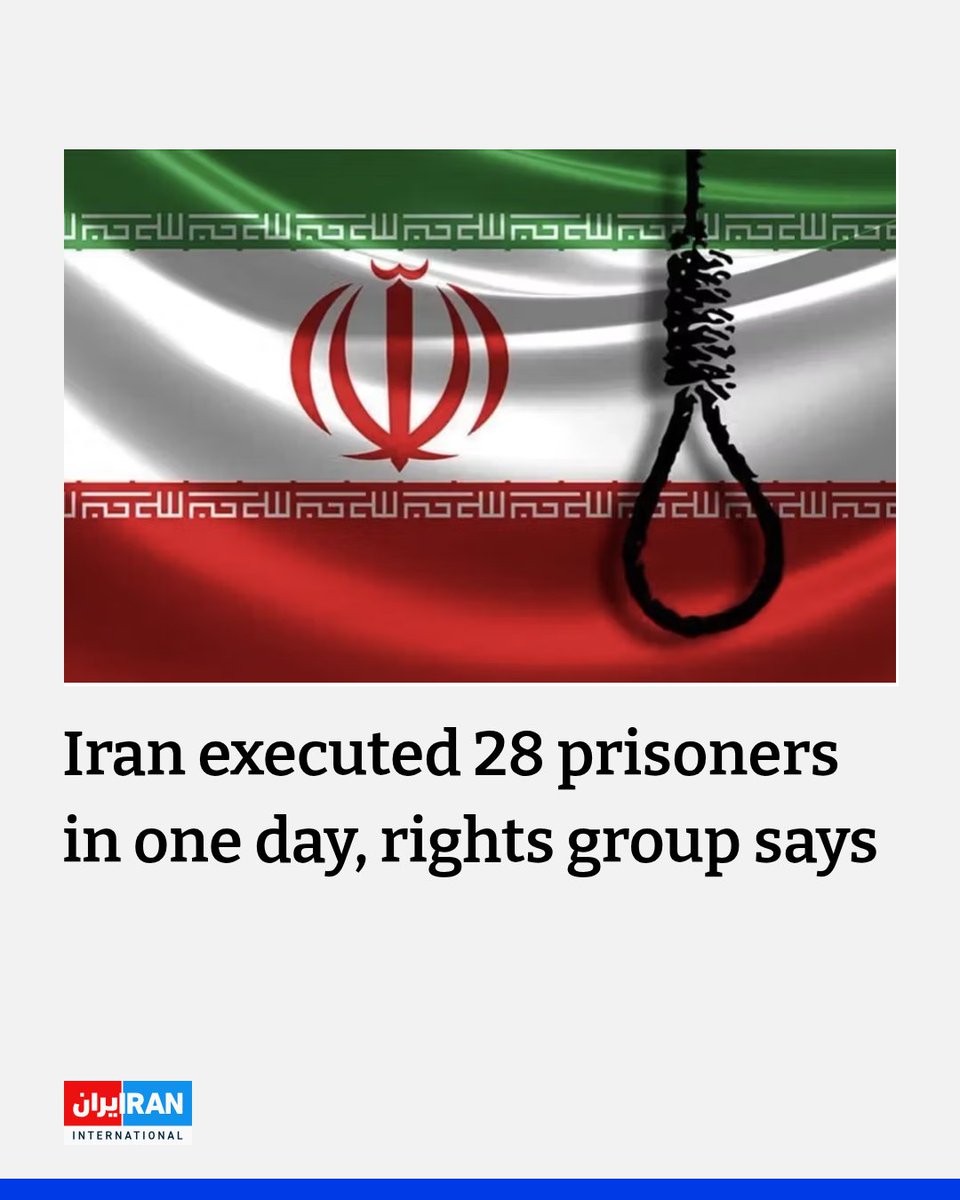 IranIntl_En's tweet image. Twenty-eight prisoners were executed across prisons in 12 Iranian cities on Wednesday, according to the Iran Human Rights Society. The group added that at least 280 prisoners were executed across the country in the last Iranian calendar month, which ends on October 22.