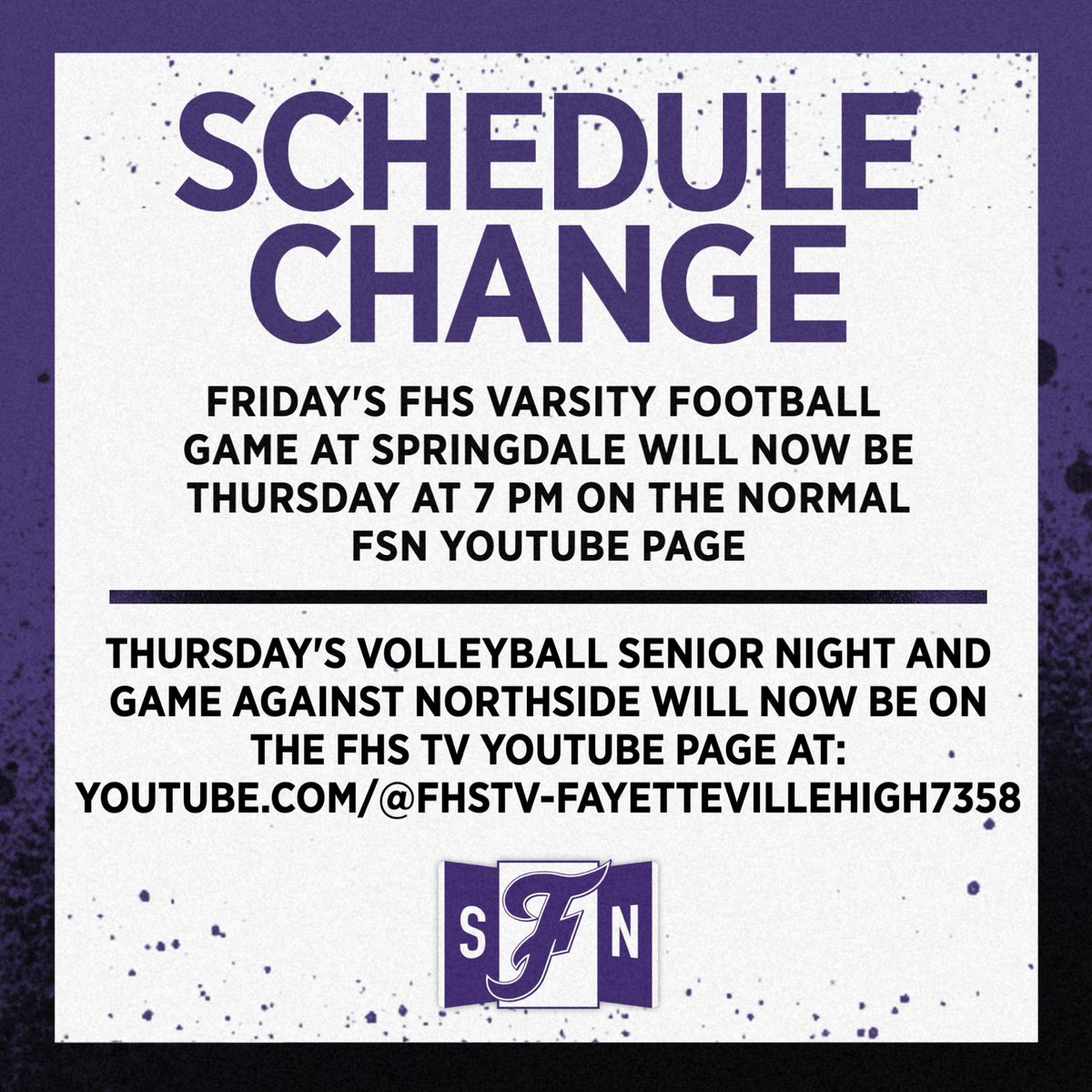 Fayetteville Sports Network tweet media