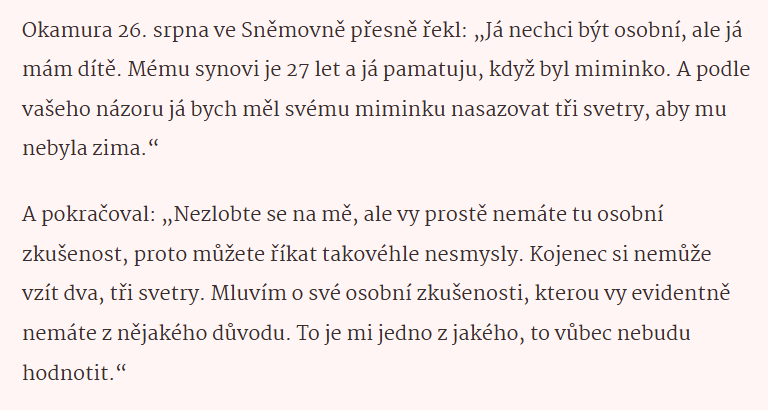 GavinnyOriginal's tweet photo. Tři roky stará slova Okamury k Markétě Pekarové Adamové.

Chci jasně deklarovat, že Okamura je nenávistný zkurvysyn a za takového by měl být označován každým slušným člověkem.

Každé hovado má svůj strop, ale Okamura ne. https://t.co/B29FVgTO0y