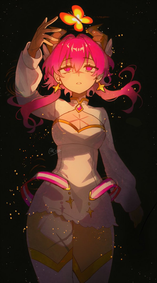 cioscizor's tweet image. Gala and her normal butterfly