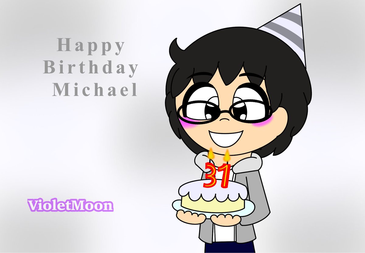 Happy Birthday Michael (<a href="/UnknownArtistML/">Michael (The REAL UnknownArtistML) 🎨</a>) 

#azariareese #azariareesedraws #azaria_art #violetmoonart #violetmoonanimation 

#selfportraits #persona #birthday #unknownartistml #fanart