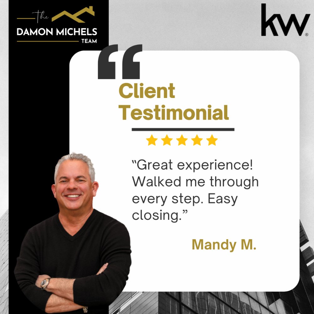 DamonMichels's tweet image. 💬 Client Testimonial Spotlight!
We’re so grateful for amazing clients who trust us to make their real estate journey smooth and stress-free. 🏡 #ClientTestimonial #HappyClients #PhillyRealEstate #SoldWithSuccess #DreamHome #KWMainLine #TheDamonMichelsTeam