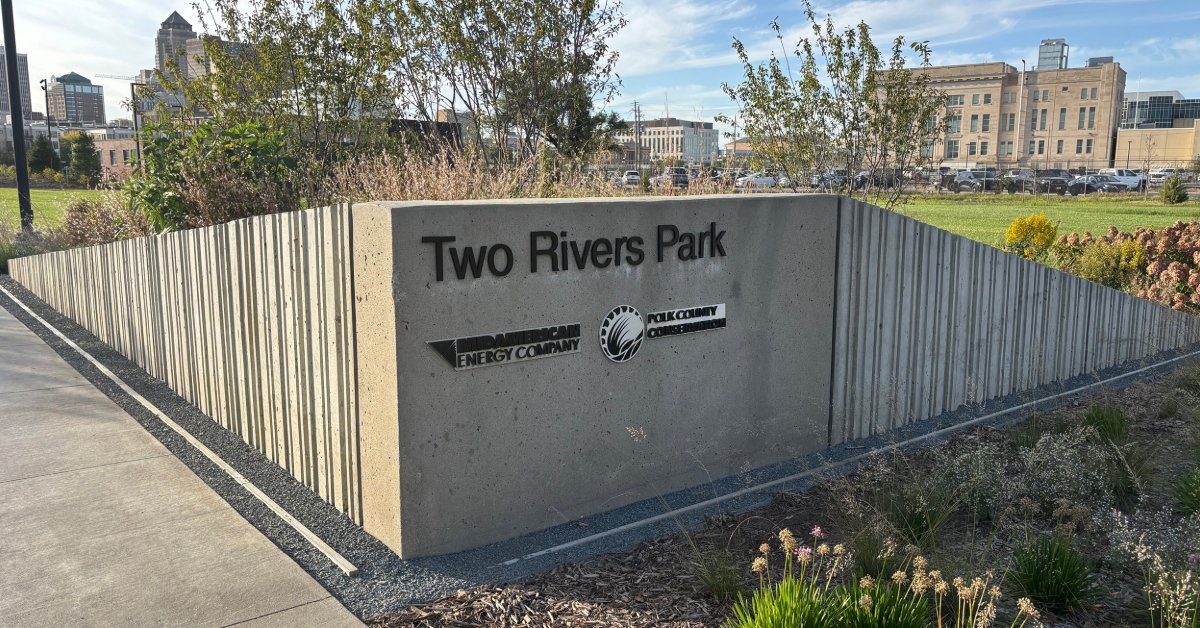 Industrial past → vibrant future.

Two Rivers Park blends #stormwaterdesign, accessibility, and community connection in the heart of Des Moines’ Market District.

🔗 Read more from <a href="/DMRegister/">Des Moines Register</a>: brnw.ch/21wWQWt

#ISG #EngineeringExcellence #PublicSpaces #DesMoines